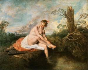 Jean-Antoine Watteau - Diana Bathing 1721