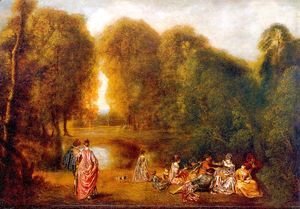 Gathering in a Park 1718