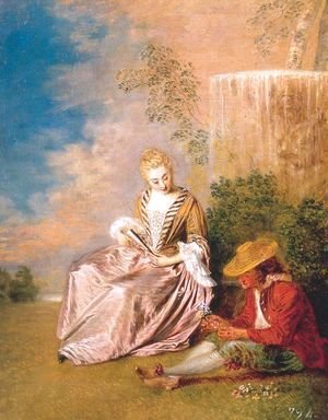 Jean-Antoine Watteau - The Anxious Lover 1719