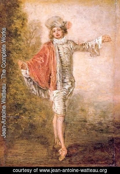 Jean-Antoine Watteau - The Indifferent Man 1717