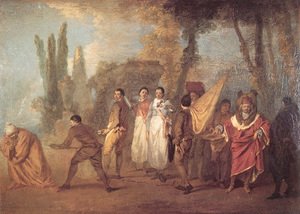 Jean-Antoine Watteau - Qu'ay-je fait, assassins maudits (Whatever I build, assassins destroy)