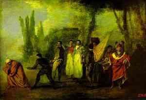 Jean-Antoine Watteau - Satire on Physicians