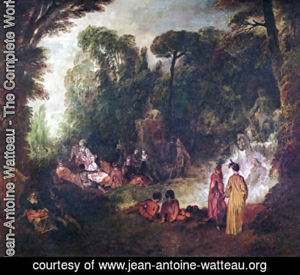 Jean-Antoine Watteau - Fest im Park