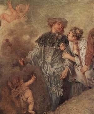 Jean-Antoine Watteau - The Embarkation of Cythera (detail 4)