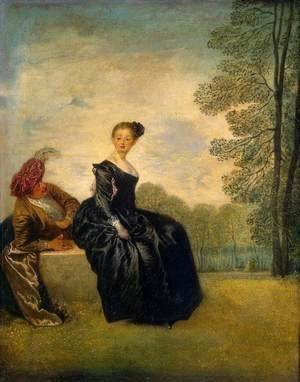 Jean-Antoine Watteau - La Boudeuse