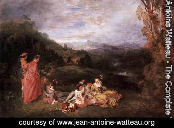 Jean-Antoine Watteau - Peaceful Love