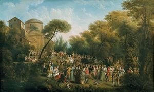 Jean-Antoine Watteau - Cerimonia Nuziale All'Aperto