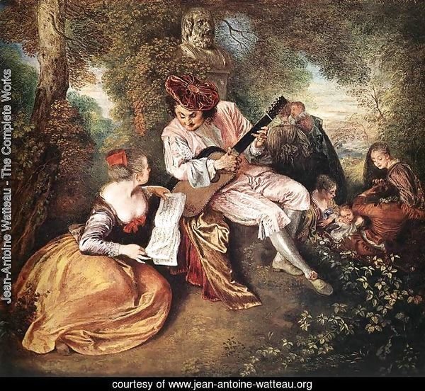 'La gamme d'amour' (The Love Song) c. 1717