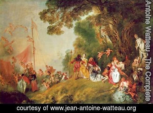 Jean-Antoine Watteau - Pilgrimage to Cythera 1717