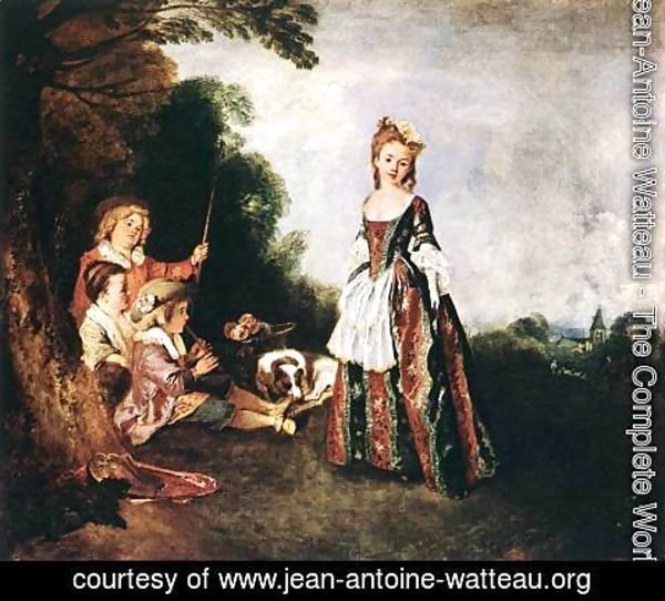 Jean-Antoine Watteau - The Dance 1716-18