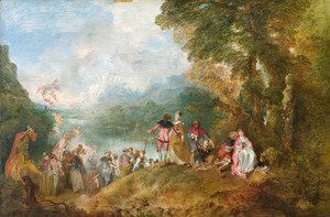 Jean-Antoine Watteau - The Embarkation for Cythera 1717
