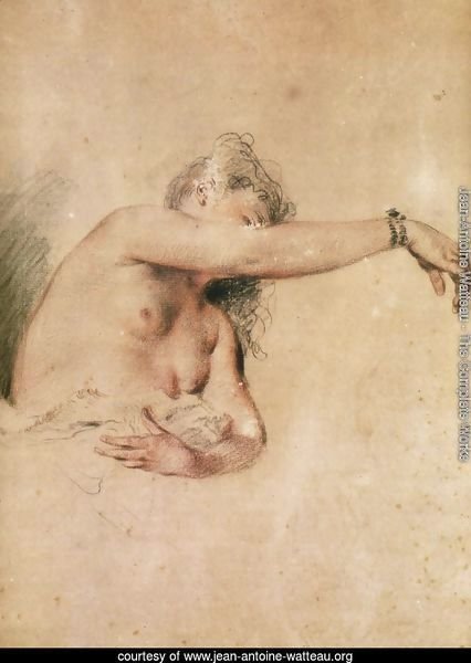 Female Nude with Right Arm Raised