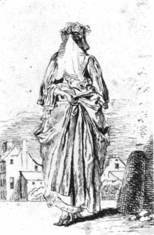 Jean-Antoine Watteau - Back of Woman