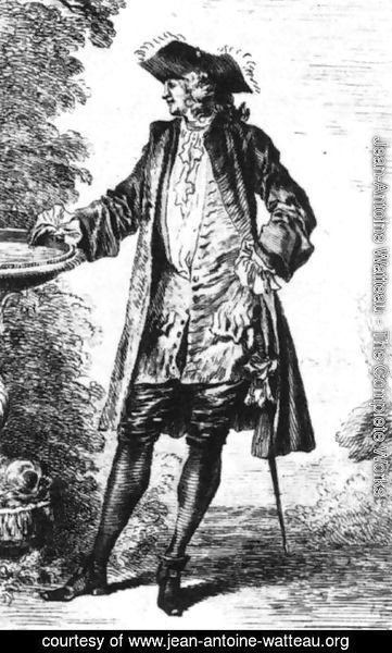 Jean-Antoine Watteau - Standing Man
