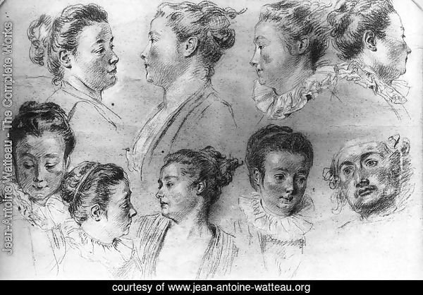 Studies of Women's Heads