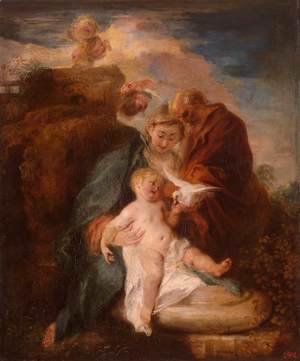Jean-Antoine Watteau - The Holy Family 1717-19