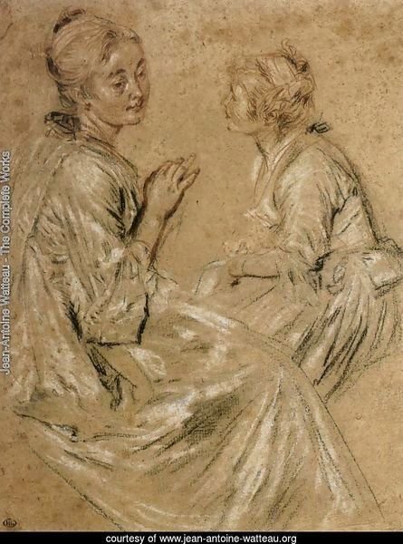 Two Seated Women 1716-17