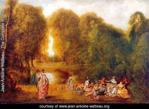 Gathering in a Park 1718