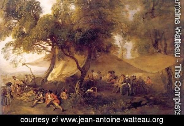 Jean-Antoine Watteau - Respite from War 1713