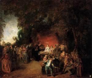 Jean-Antoine Watteau - The Marriage Contract 1713