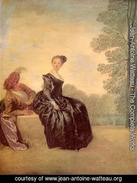 Jean-Antoine Watteau - The Sulky Woman 1719