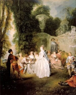 Jean-Antoine Watteau - Venetian Pleasure 1718