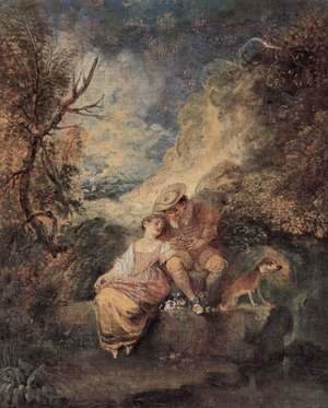Jean-Antoine Watteau - The Bird Nester