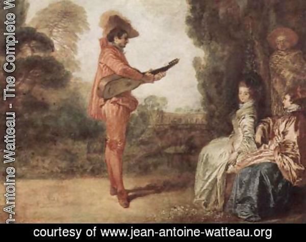 Jean-Antoine Watteau - The Seducer