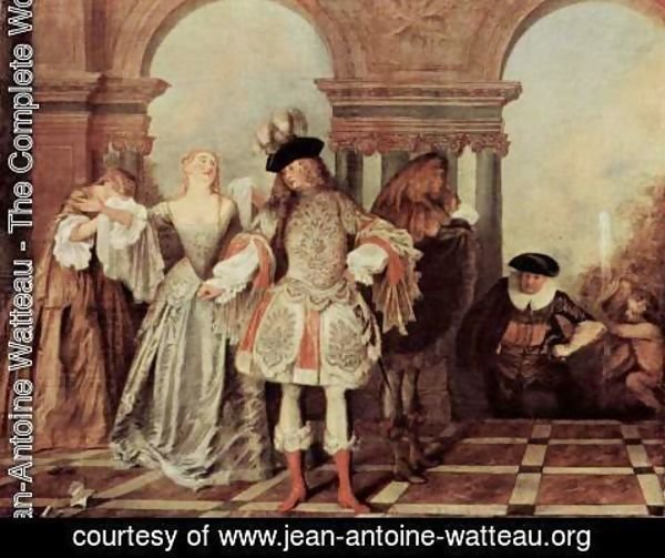 Jean-Antoine Watteau - French comedian