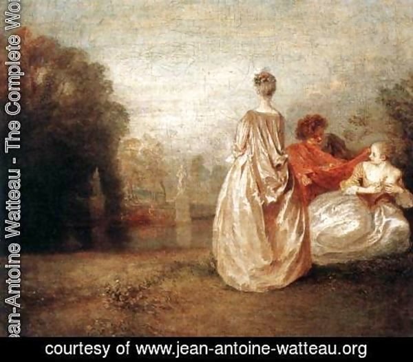 Jean-Antoine Watteau - les deux cousines