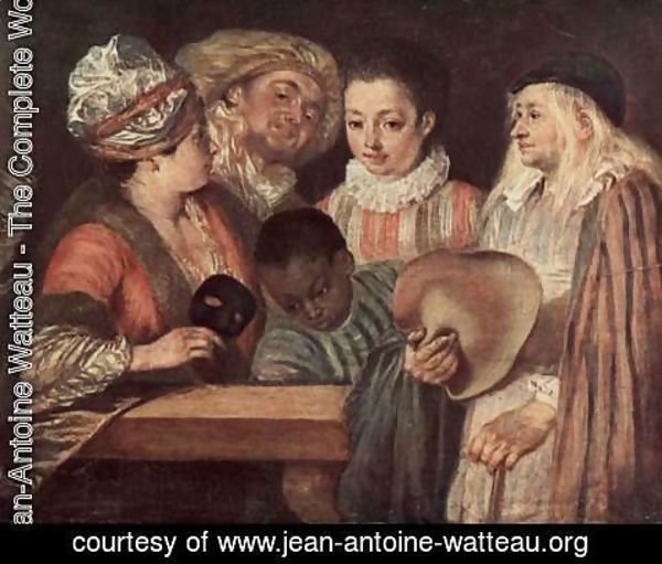 Jean-Antoine Watteau - Maskerade
