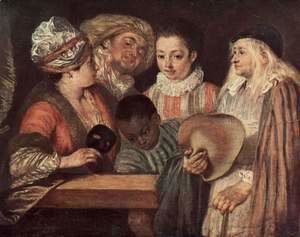 Jean-Antoine Watteau - Maskerade