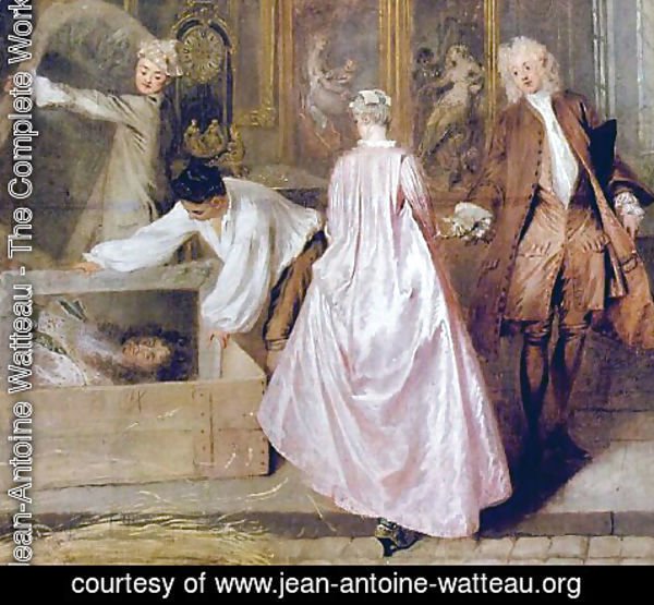 Jean-Antoine Watteau - Shop sign of the art dealer Gersaint