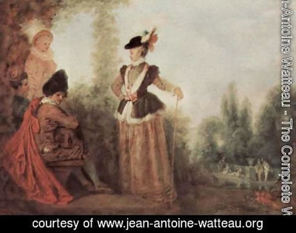 Jean-Antoine Watteau - The adventuress