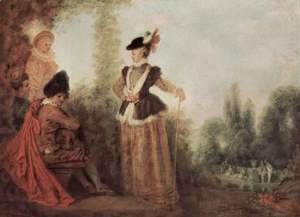 Jean-Antoine Watteau - The adventuress