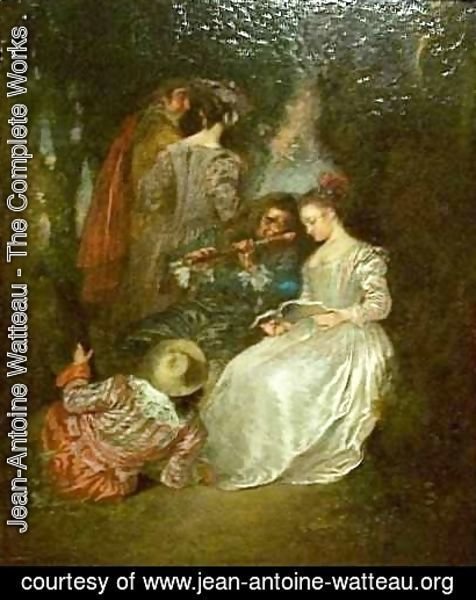 Jean-Antoine Watteau - LAccord Parfait
