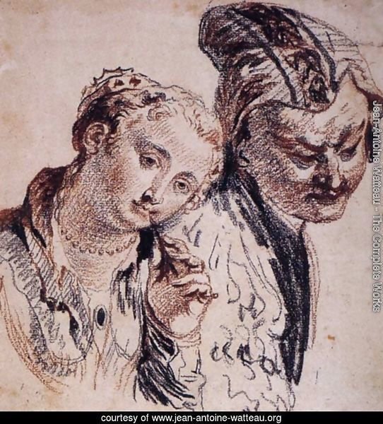 Sketch with Two Figures