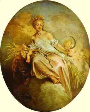 Jean-Antoine Watteau - Ceres (Summer) 1712