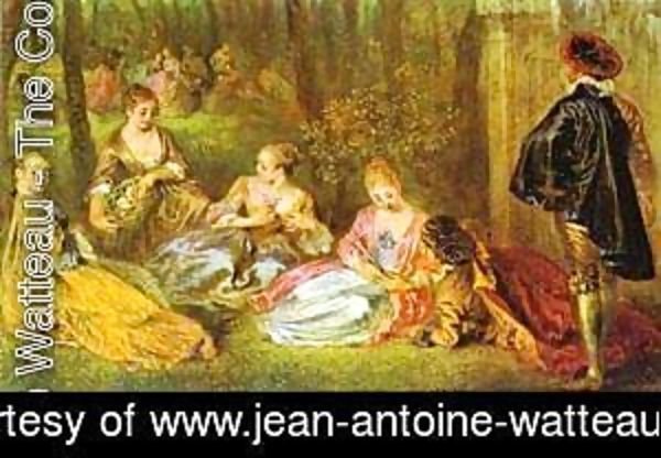 Jean-Antoine Watteau - Les Champs Elyses Detail 1717