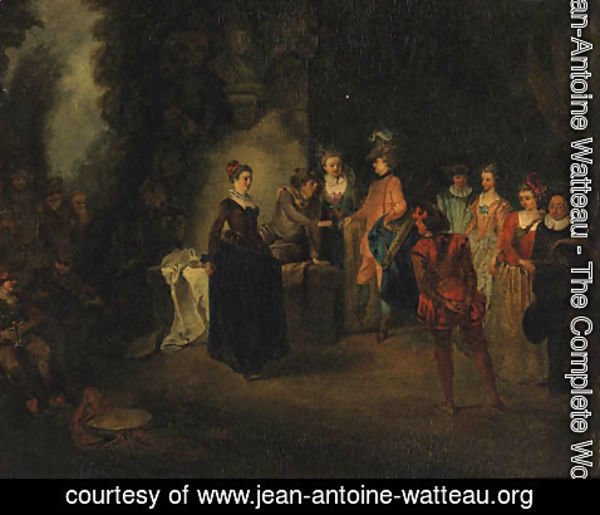 Jean-Antoine Watteau - A Fete Champetre
