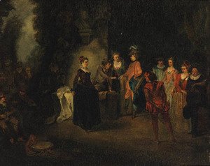 Jean-Antoine Watteau - A Fete Champetre