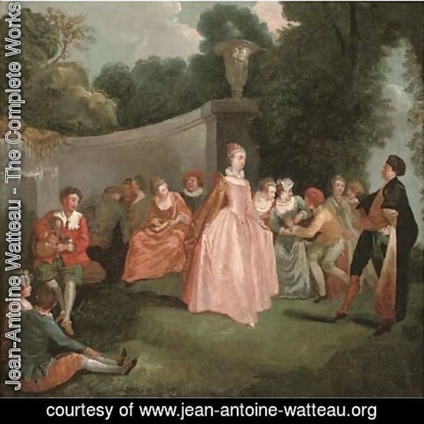 Jean-Antoine Watteau - Les fete venitiennes
