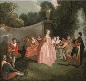 Jean-Antoine Watteau - Les fete venitiennes