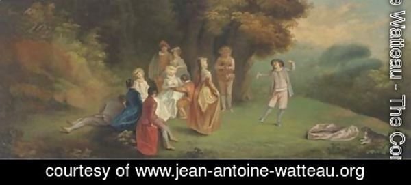 Jean-Antoine Watteau - A Fete Champetre 2