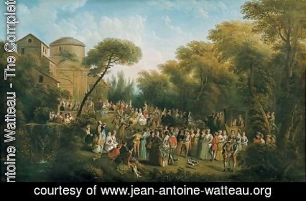 Jean-Antoine Watteau - Cerimonia Nuziale All'Aperto