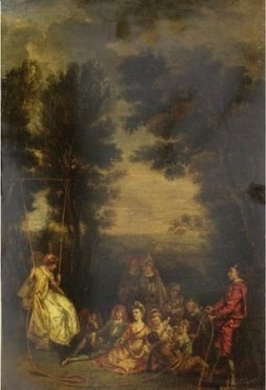 Jean-Antoine Watteau - Il Gioco Dell'Altalena (Les Agreements De L'Ete)