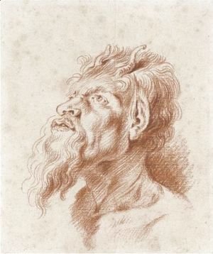Jean-Antoine Watteau - Head Of A Satyr