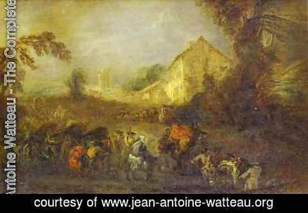 Jean-Antoine Watteau - The Hardships of War