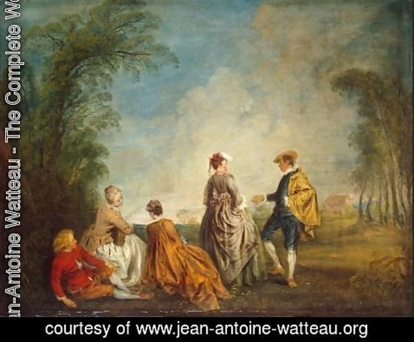 Jean-Antoine Watteau - An Embarrasing Proposal