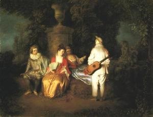 Jean-Antoine Watteau - The Foursome